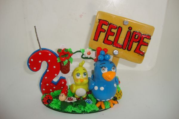 Topinho galinha pintadinha personalizada